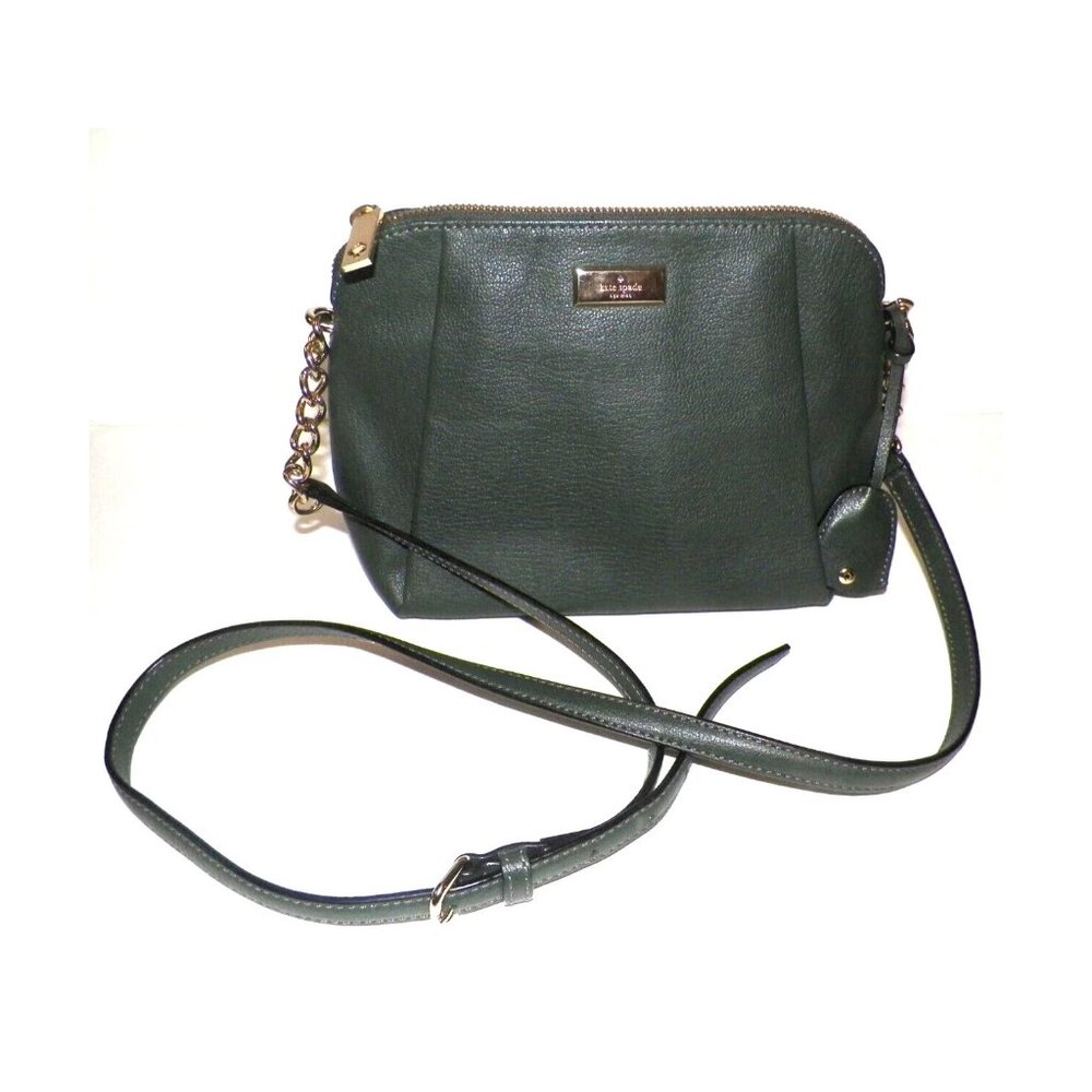 Kate Spade NY Blue Leather Crossbody Bag Keanette Anna Court Cedar St